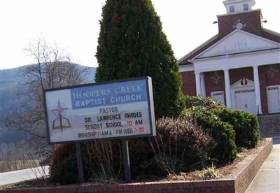 Hoopers Creek Baptist Church Cemetery on Sysoon