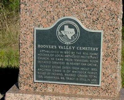 Hoovers Valley Cemetery on Sysoon