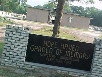 Hope Haven Mausoleum and Cemetery on Sysoon