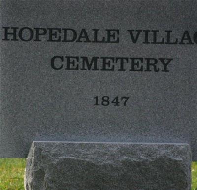 Hopedale Village Cemetery on Sysoon