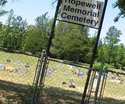 Hopewell Memorial Cemetery on Sysoon