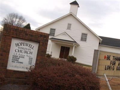 Hopewell Wesleyan Church Cemetery on Sysoon