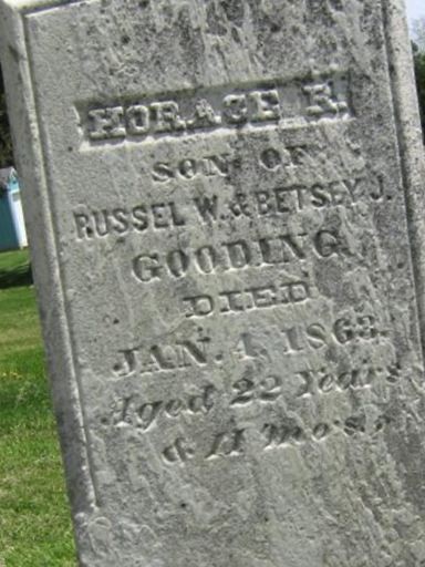 Horace R Gooding on Sysoon
