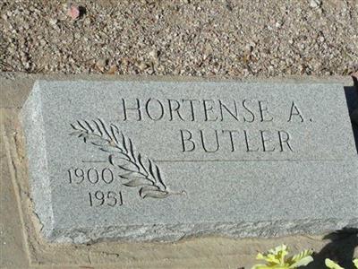 Hortense A Butler on Sysoon