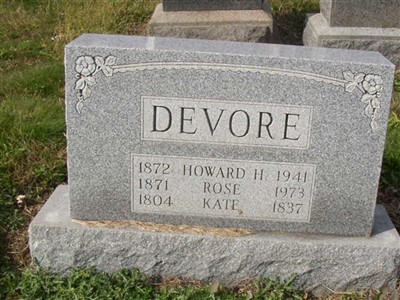 Howard H DeVore on Sysoon