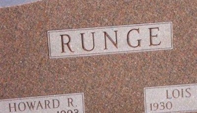 Howard R. Runge on Sysoon