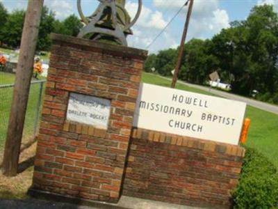 Howell Missionary Baptist Church Cemetery on Sysoon
