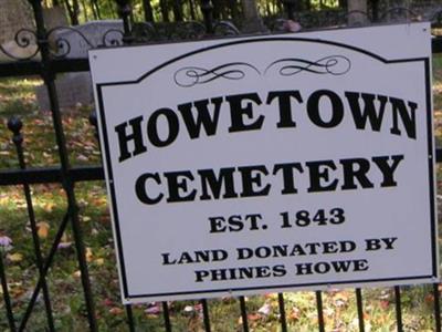 Howetown Cemetery on Sysoon