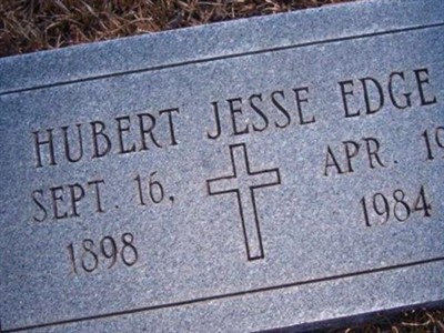 Hubert Jesse Edge on Sysoon
