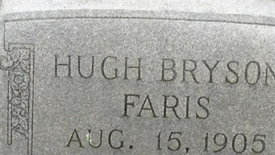 Hugh Bryson Faris on Sysoon