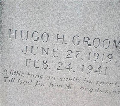 Hugo H Grooms on Sysoon