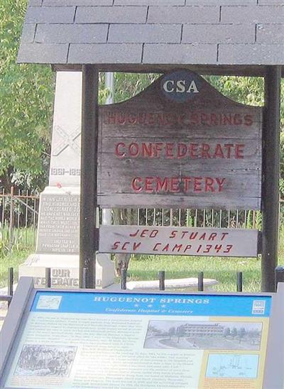 Huguenot Springs Cemetery on Sysoon