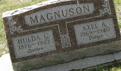 Hulda G. Magnuson on Sysoon