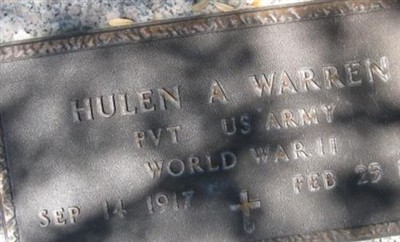 Hulen A. Warren on Sysoon