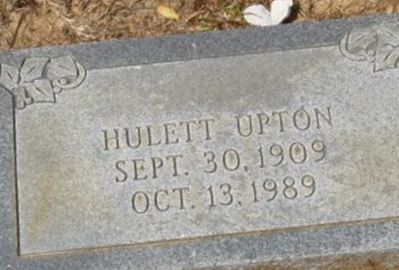 Hulett Upton on Sysoon