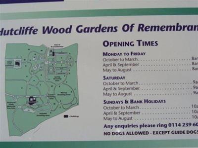 Hutcliffe Wood Crematorium on Sysoon