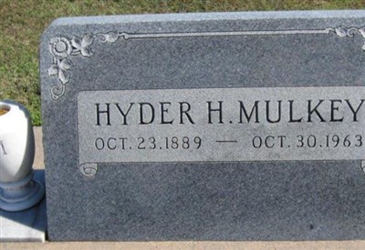 Hyder H. Mulkey on Sysoon