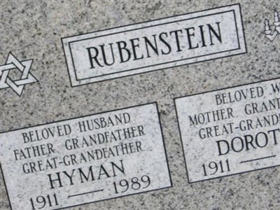 Hyman Rubenstein on Sysoon