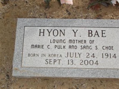 Hyon Y. Bae on Sysoon