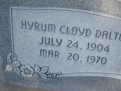 Hyrum Cloyd Dalton on Sysoon