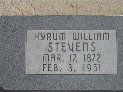 Hyrum William Stevens on Sysoon