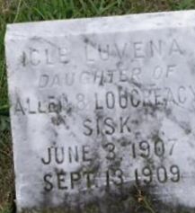 Icle Luvena Sisk on Sysoon