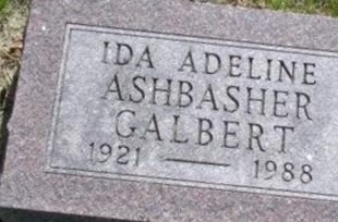 Ida Adeline Ashbasher Galbert on Sysoon