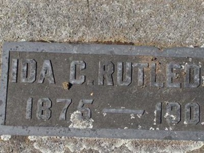 Ida C Rutledge on Sysoon