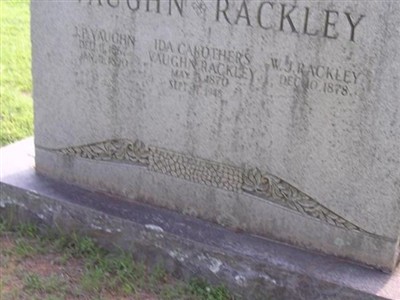 Ida Corothers Vaughn Rackley on Sysoon