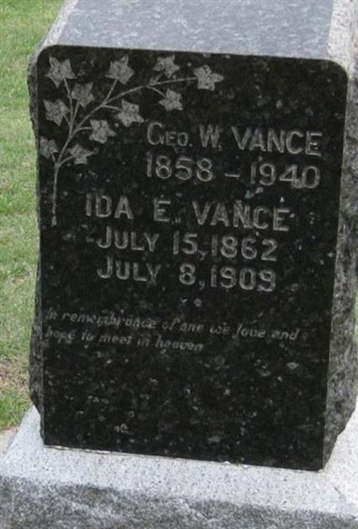 Ida E Vance on Sysoon
