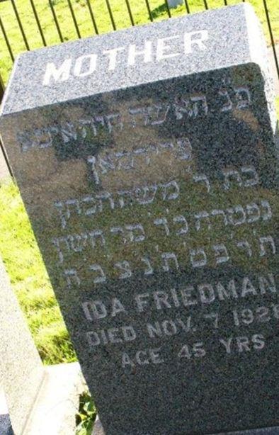 Ida Friedman on Sysoon