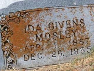 Ida Givens Mosley on Sysoon