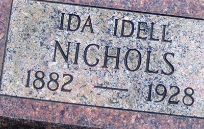 Ida Idell Nichols on Sysoon