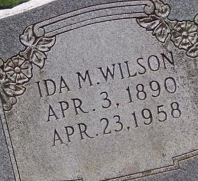 Ida M Wilson on Sysoon