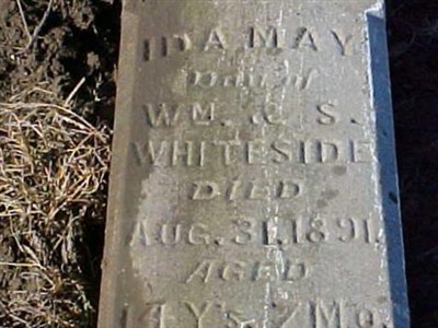 Ida May Whiteside on Sysoon
