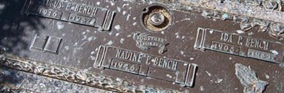 Ida P. Bench on Sysoon