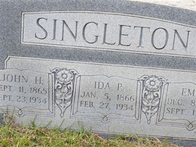 Ida P Singleton on Sysoon