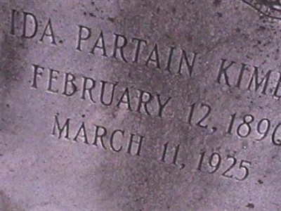 Ida Partain Kimbro on Sysoon