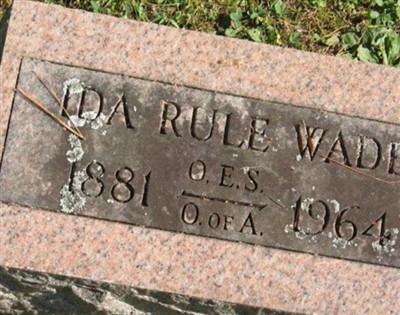 Ida Rule Wade on Sysoon