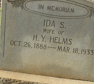 Ida S. Helms on Sysoon