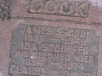 Ida Stouffer Cook on Sysoon