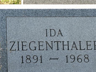 Ida Ziegenthaler on Sysoon