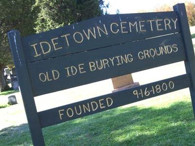 Idetown Cemetery on Sysoon