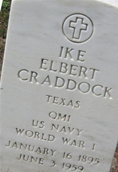 Ike Elbert Craddock on Sysoon