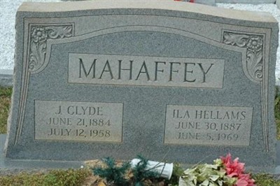 Ila Hellams Mahaffey on Sysoon