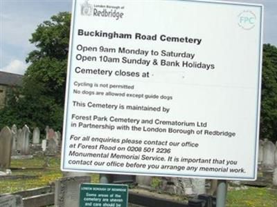 Ilford Cemetery on Sysoon