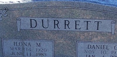 Ilona M. Durrett on Sysoon