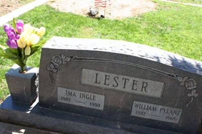 Ima Ingle Lester on Sysoon