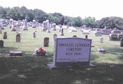 Immanuel Lutheran Cemetery on Sysoon