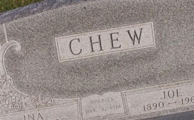 Ina Frances Bagley Chew on Sysoon